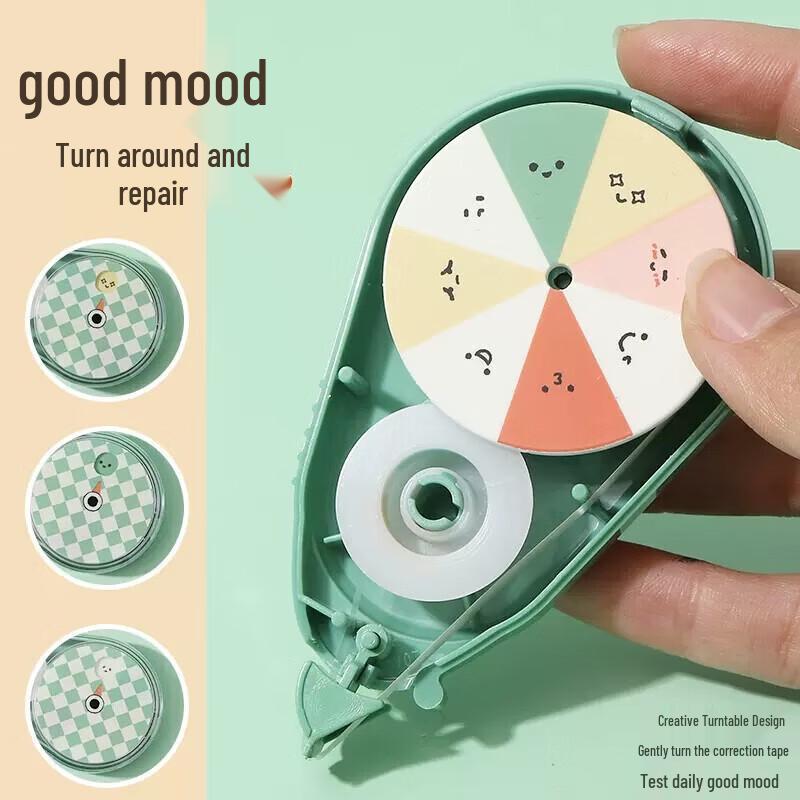 M&G ACT76602 Study Hard Play Hard Cartoon Correction Tape