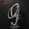 Men's Suit Jacket Brooch: Elegant English Letter Pin for a Stylish Touch