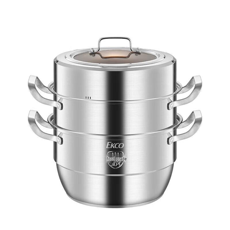 Corning VISIONS 30cm 3-Layer Stainless Steel Steamer