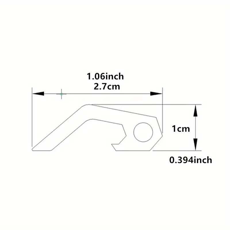 1Pcs Portable Stainless Steel Beer Bottle Opener For Men Mini Metal Bottle Can Opener Kitchen Gadgets