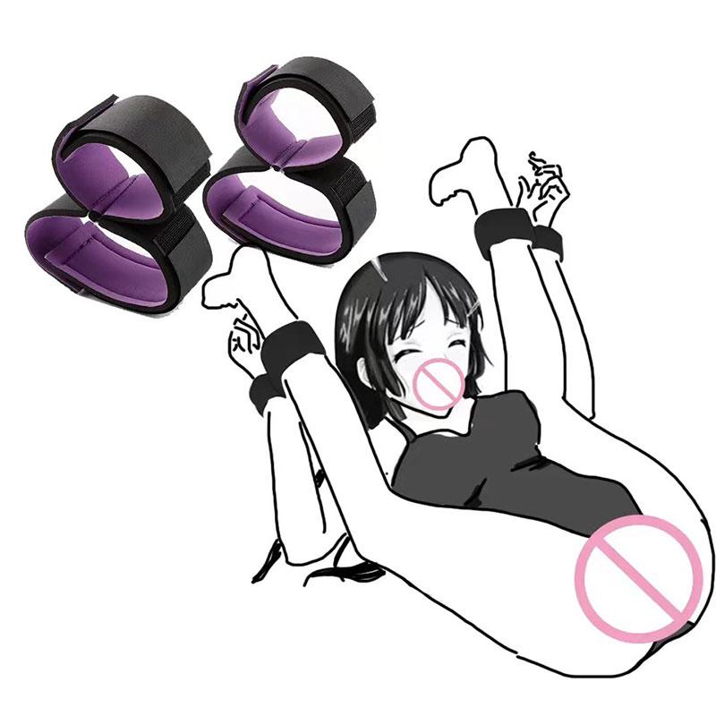 Bdsm Adult Couples Erotic Restraints Slave Wrists & Ankle Cuffs No Vibrator Sex Toys For Women Handcuffs  Bondage Set Sex Shop18
