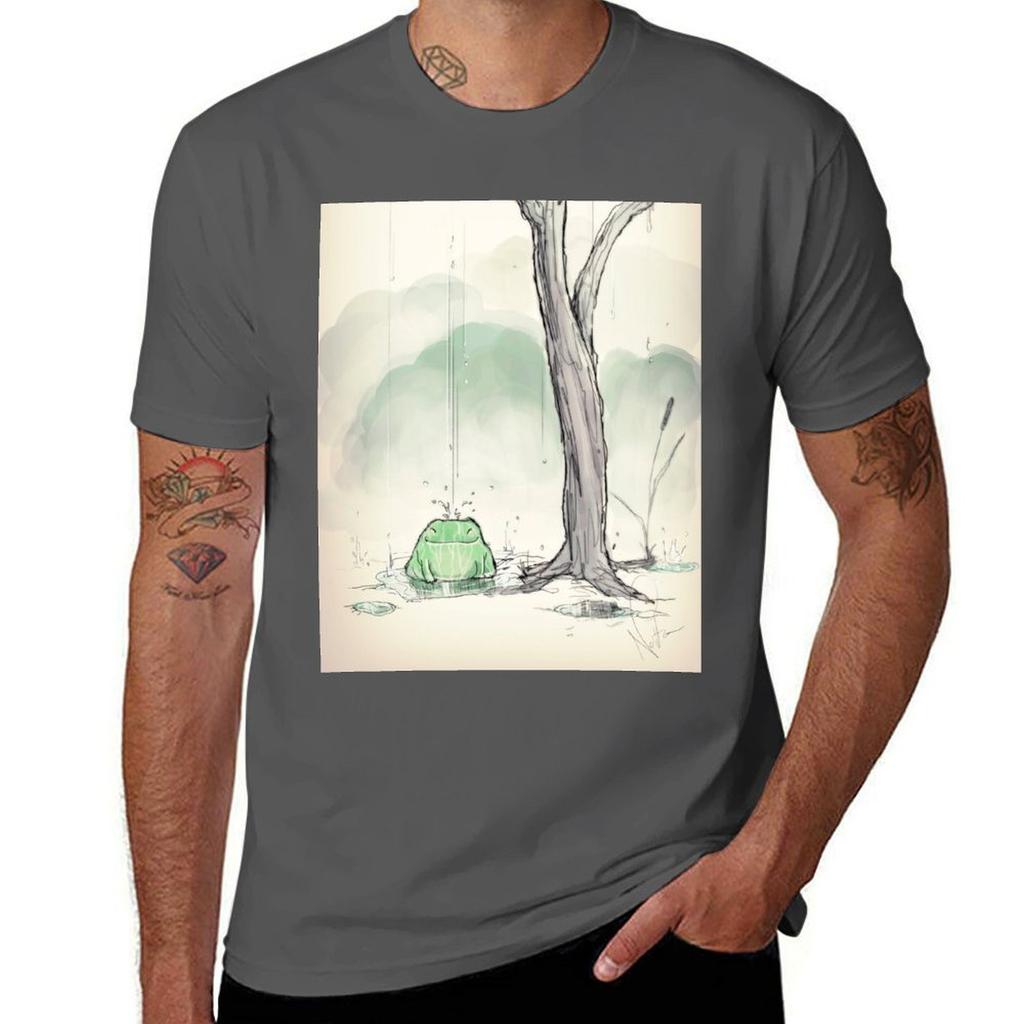 Frog TShirt Casual Daily Wear Short Sleeve Top