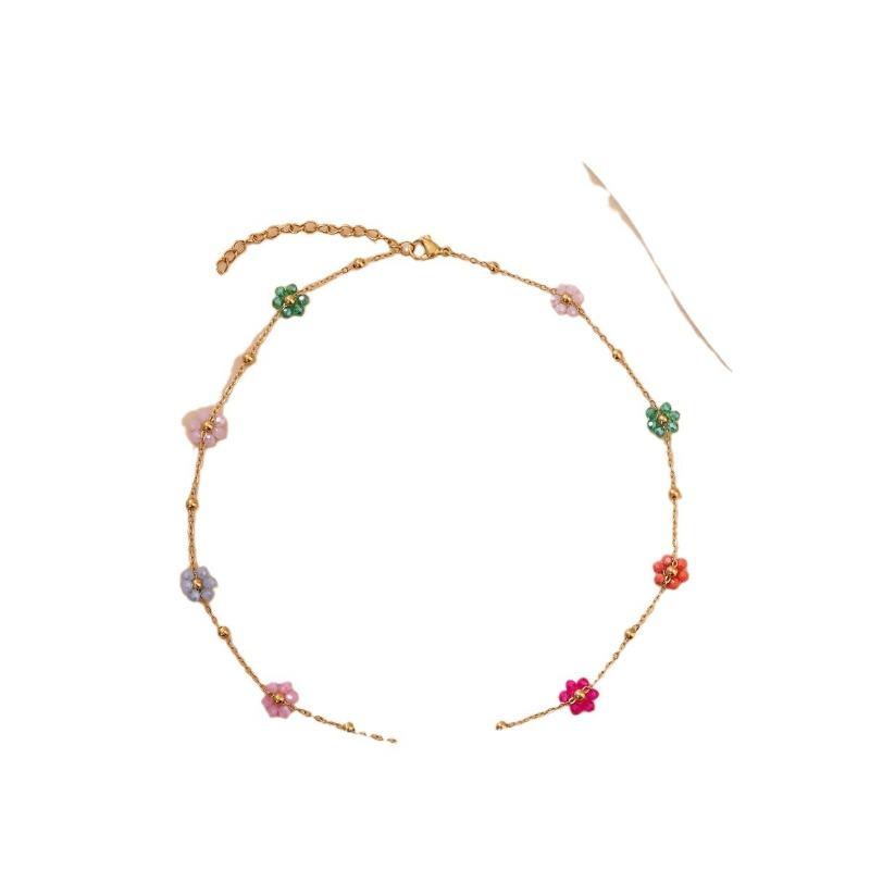 Colorful Flower Bracelet - Stylish, High-end, Luxurious and Versatile Accessory for Girls
