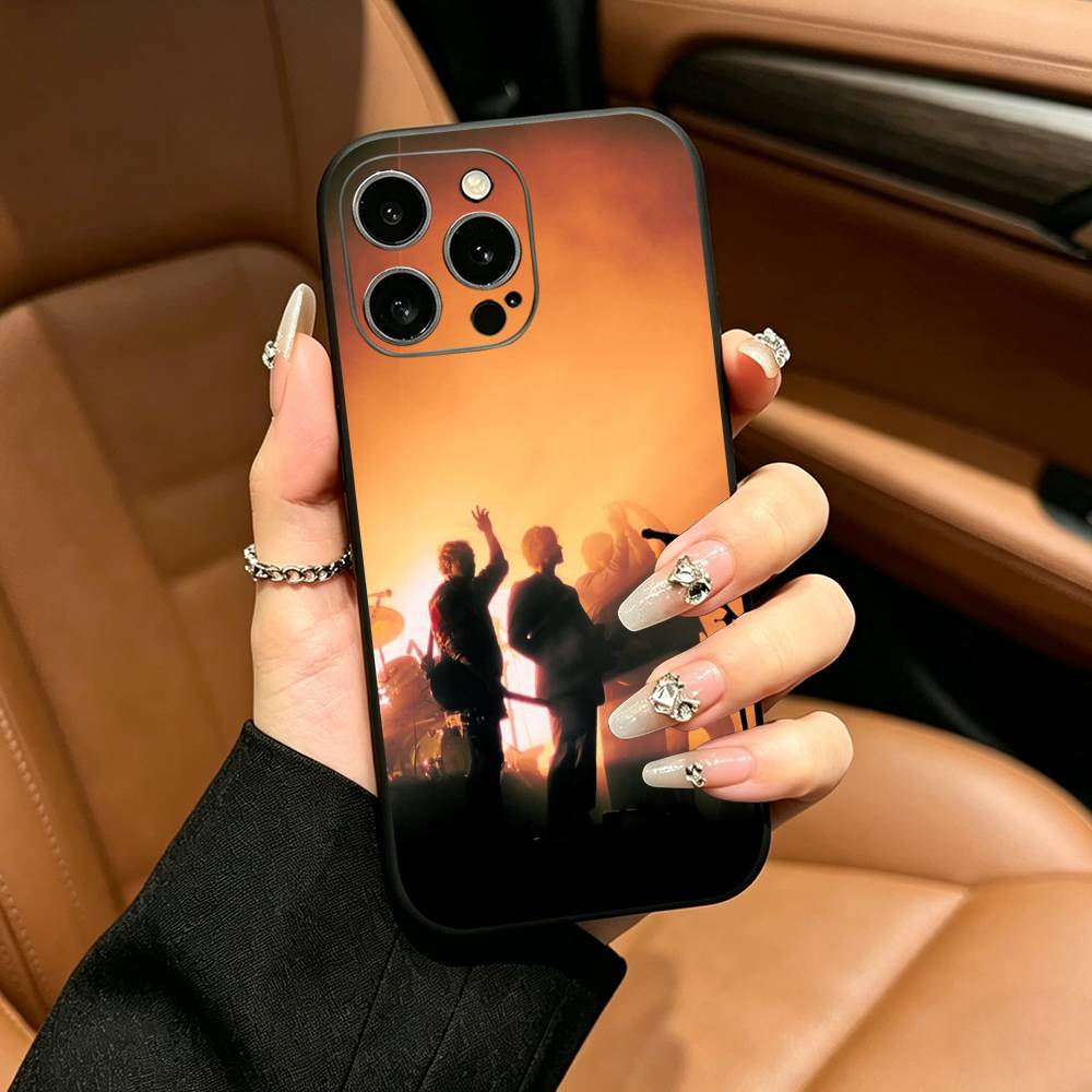 5 S-Seconds of S-Summer Band Phone Case For iPhone 12 13 14 15 16 17 Pro Max, Lightweight and Practical Soft Black Cover