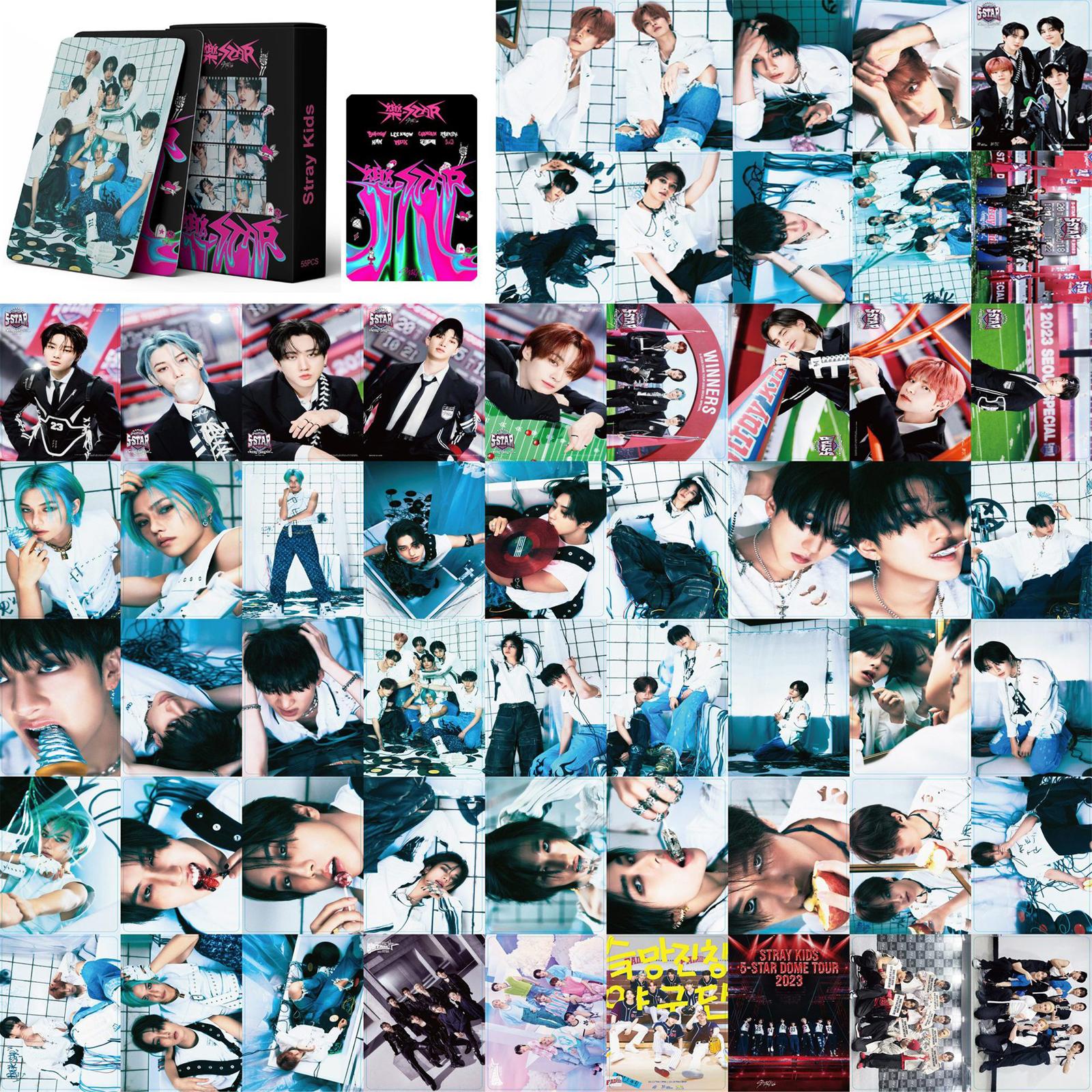 

55 High-definition Miniature Printed LOMO Cards One Size