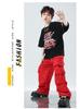Kids' Hip Hop Dance Outfit: Boys' Trendy Set & Girls' Crop Top with Cargo Pants - Summer Jazz Performance Wear