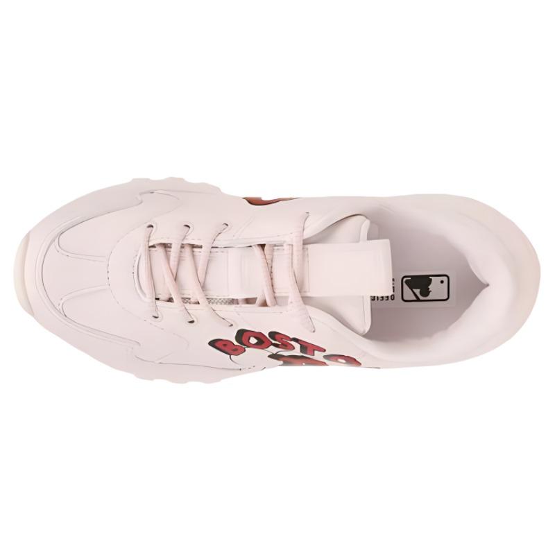 MLB Big Ball Chunky Boston Red Sox Cushioning Anti-Slip And Wear-Resistant Low-Top Chunky Sneakers Unisex Pink Sneakers 32SHCL111-43P