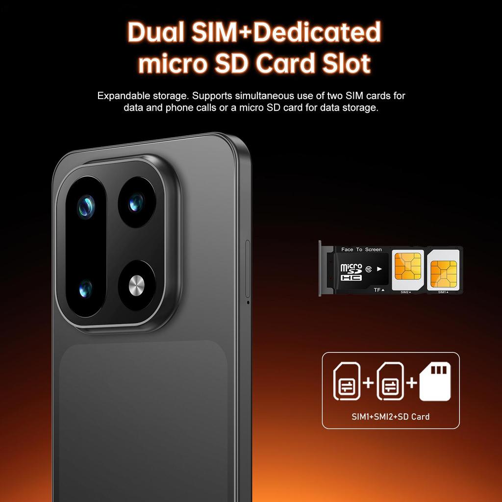OP15 Mobile Phone: 16GB+1TB, 7.3-Inch Punch-Hole Display, Android, 5G