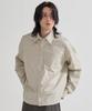 JUAN HOMME Crop Fit Solid Shirt (Sand Beige)