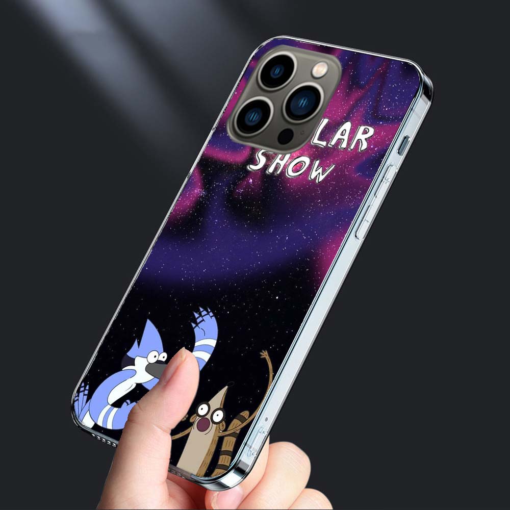 Cartoon Regulars Cute Show Phone Case For Iphone 16E 15 Pro 14 Plus 17E 16 17 Pro Max Air 11 12 13 Mini Shockproof Capa Cute