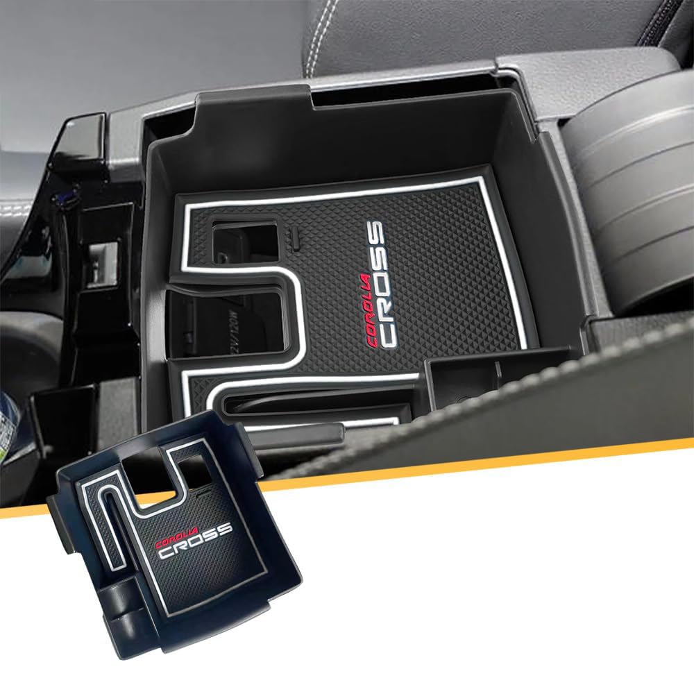 

XIKER Toyota Corolla Cross 10 Серия Эксклюзивный ABS Материал Консольный Лоток для Аксессуаров Центр белый