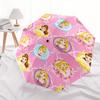 Princesses, Disney Automatic Opening and Closing Umbrella, Compact Travel Umbrella, Lightweight and Portable, Suitable for Beach Commuting B