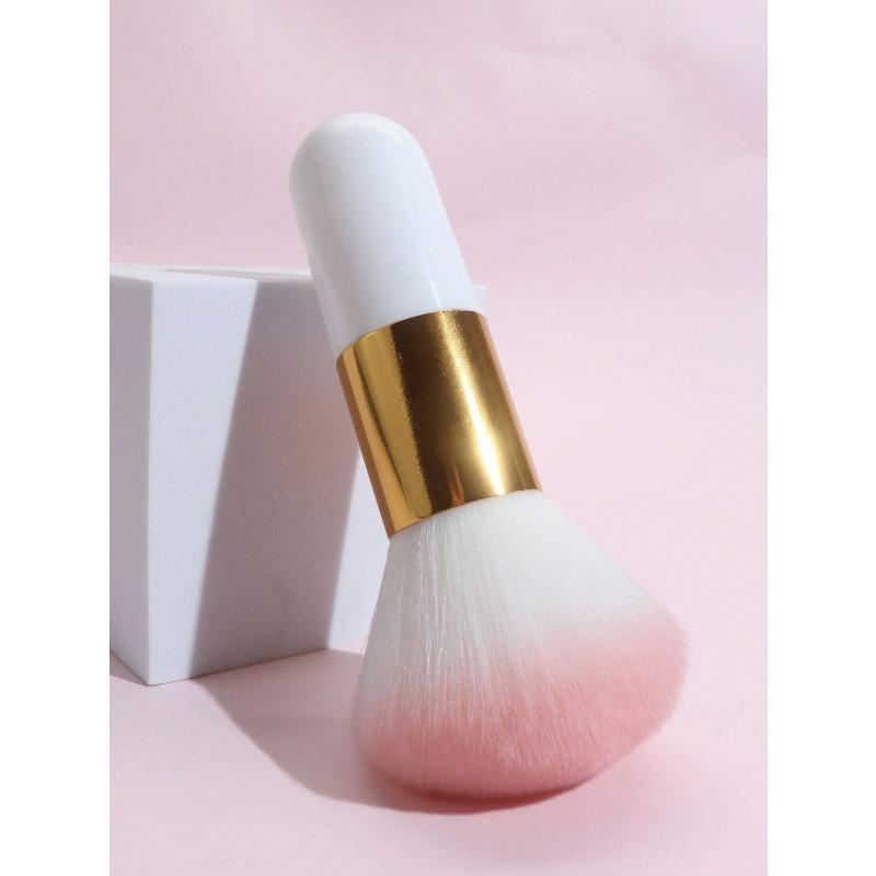 1pc Large Loose Powder Brush Multifunctional Makeup Tool Portable Foundation Brush For Setting Or Dusting Powder Nail Art,Blush Brush,Contour Brush