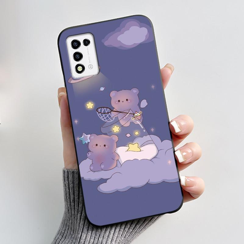 Cute Case For ZTE Libero 5G iii (A202ZT) / Libero 5G ii (A103ZT) Printing Shell Protective Cover Soft Silicone Cartoon Casing
