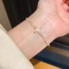 Jewelry Cross Pendant Bracelets With Zirconium For Women Gift Giving