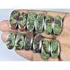 21-27 MM Natural Dragon Jasper Matched Pair Oval Loose Gemstone 6 Pair Lot C-1005