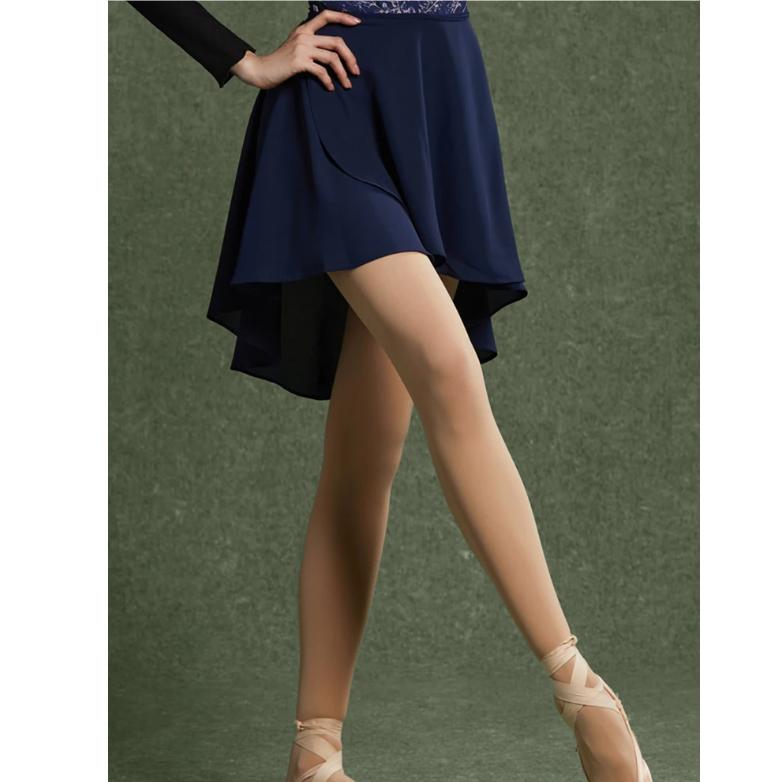 Ballet Dance Skirt Lace-up One-piece Skirt Dance Student Art Test Body Lotus Leaf Gauze Skirt Chiffon Skirt Tights Teacher Skirt