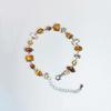 Bracciale da Donna Colore Dopamina con Pietre Preziose - Zircone Arcobaleno di Lusso, Design di Nicchia Versatile.