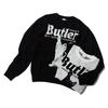 Keuluchi Cat Butler Knit Sweater (White)