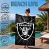 Football Club Emblem Beach Towel, Microfiber Beach Towel, Perfect For Pool, Beach, Travel, Home Decor Beach Party Fan gifts