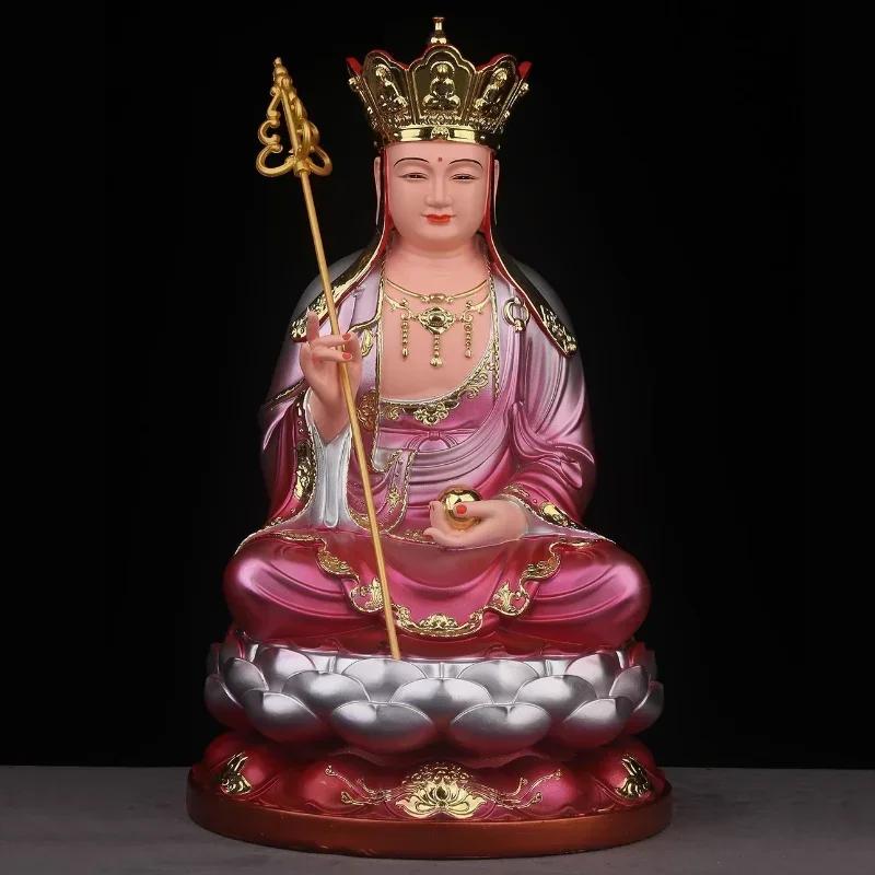 1 PIEZA Estatua de Buda Guanyin de Cobre Puro Shakyamuni Mani Ksitigarbha Rey Barrigón Maitreya Buda Sonriente Adorno Feng Shui