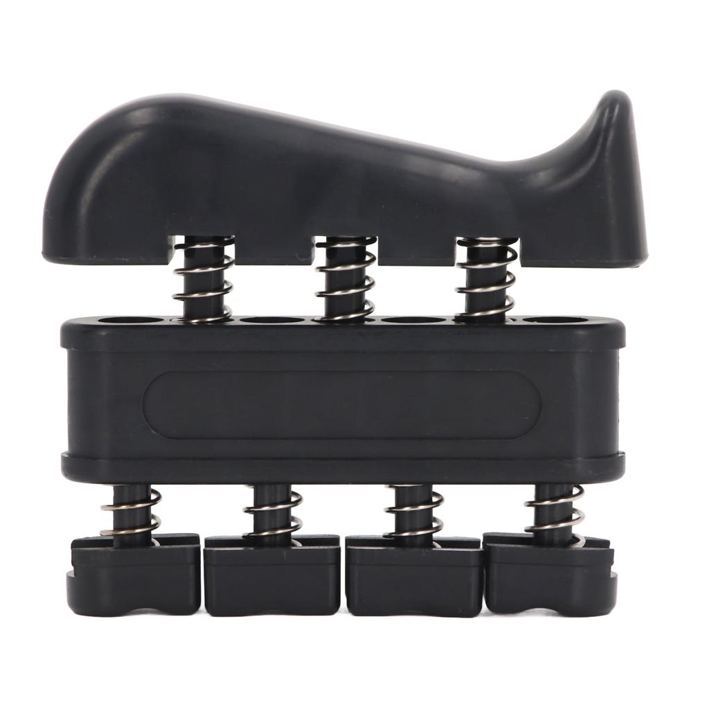 4pcs 7LB Finger Strengthener Improve Dexterity Reduce Pressure Adjustable Finger Exerciser for Musician Black