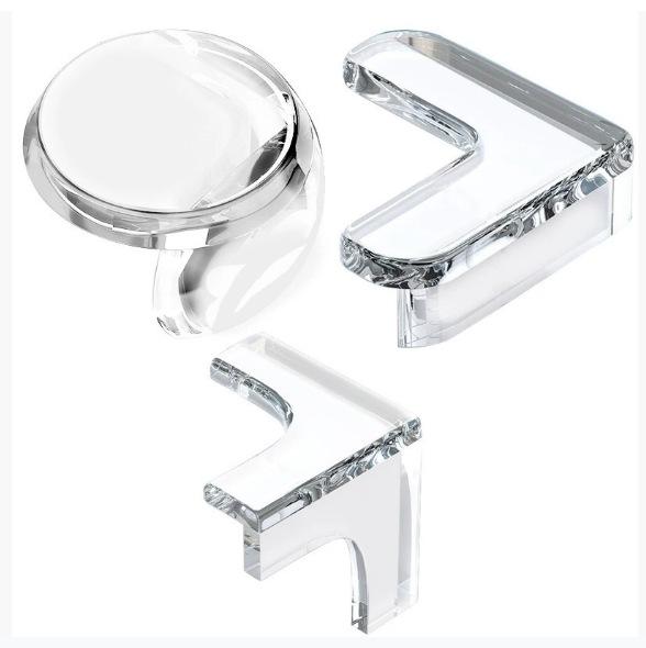 Table Corner Anti-collision Corner Guard, Soft Anti-collision Cabinet Corner Protective Cover, Transparent Protective Cover