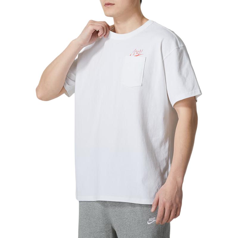 New Nike Short Sleeved Unisex White HF6594-100