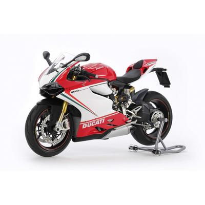 Tamiya Serie 112 de motocicletas n.º 132 Ducati 1199 Panigale S Tricolore Modelo de plástico 14132