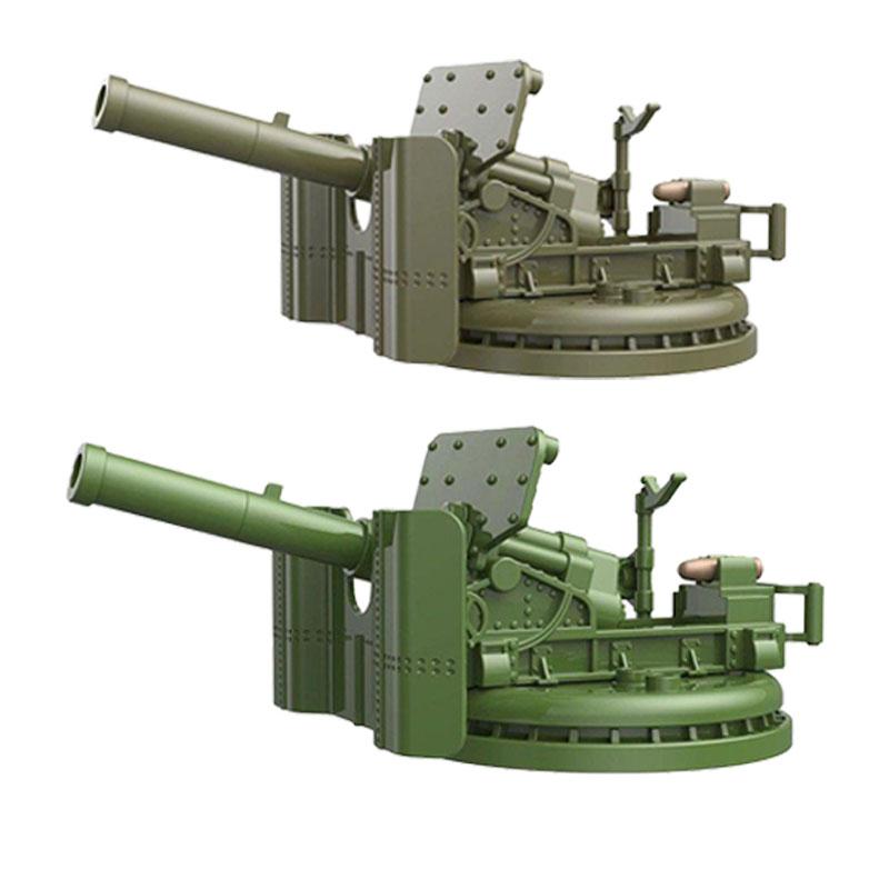MOC Military Building Block Set Weapons War Army Accessories Soviet Army Characters Cannon Carts Launchers Tents Block Bricks Gift Presents Toy