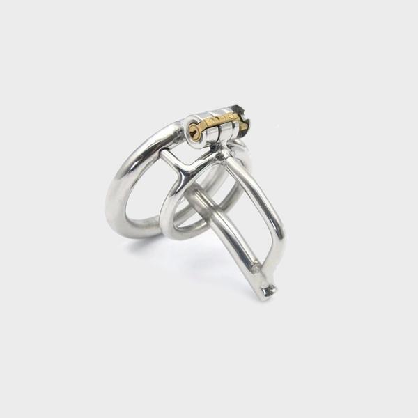 Stainless Steel Ring Cage Lock for Man
