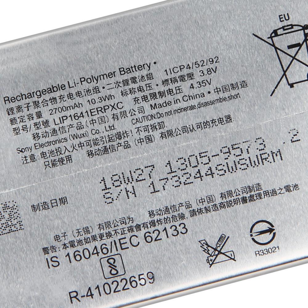Rechargeable Lithium Battery For SONY Xperia XA1 Ultra LIP1641ERPXC Phone Battery 2700mAh