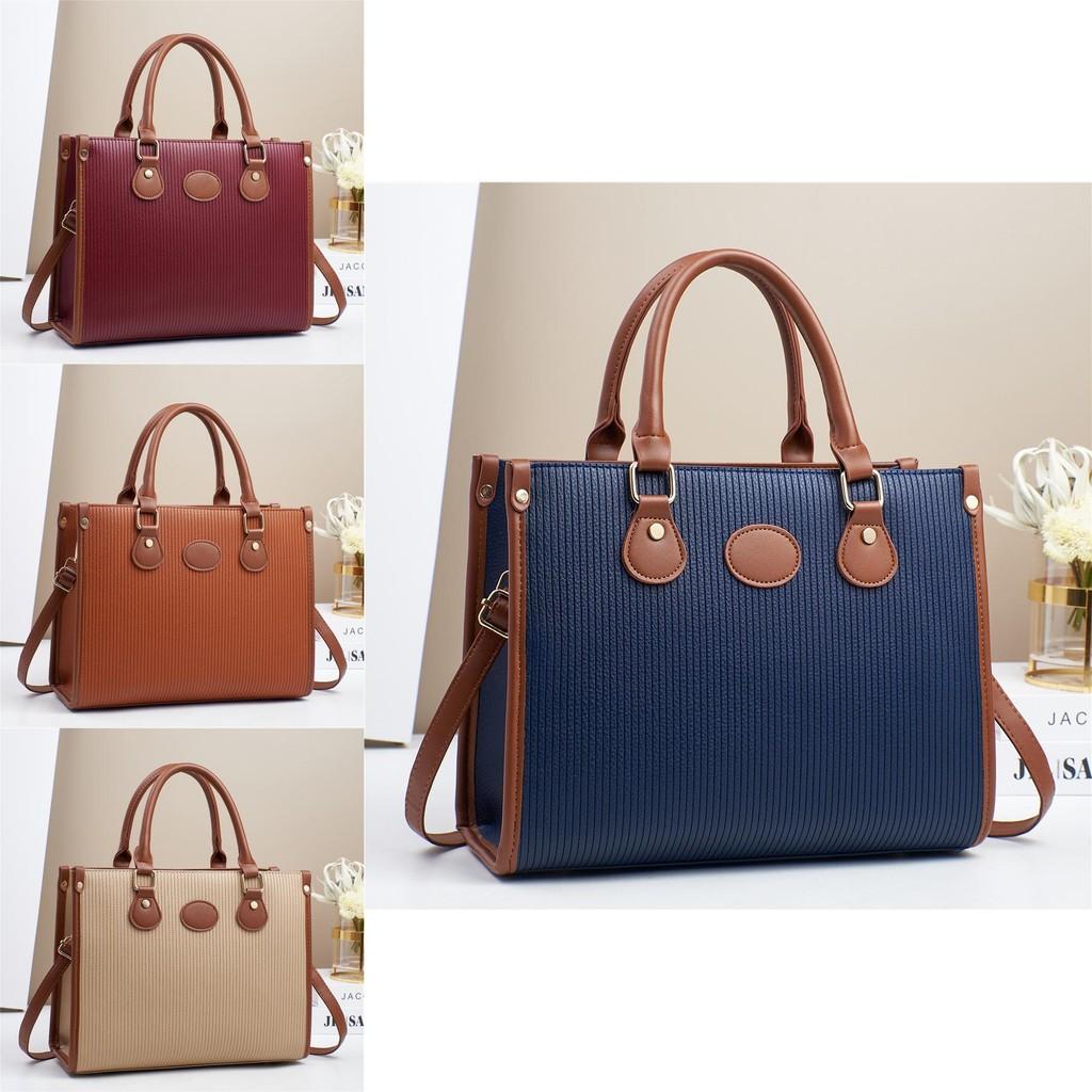Trendy Colorful Pu Tote Bag Ideal For Commuting With Versatile Storage Options