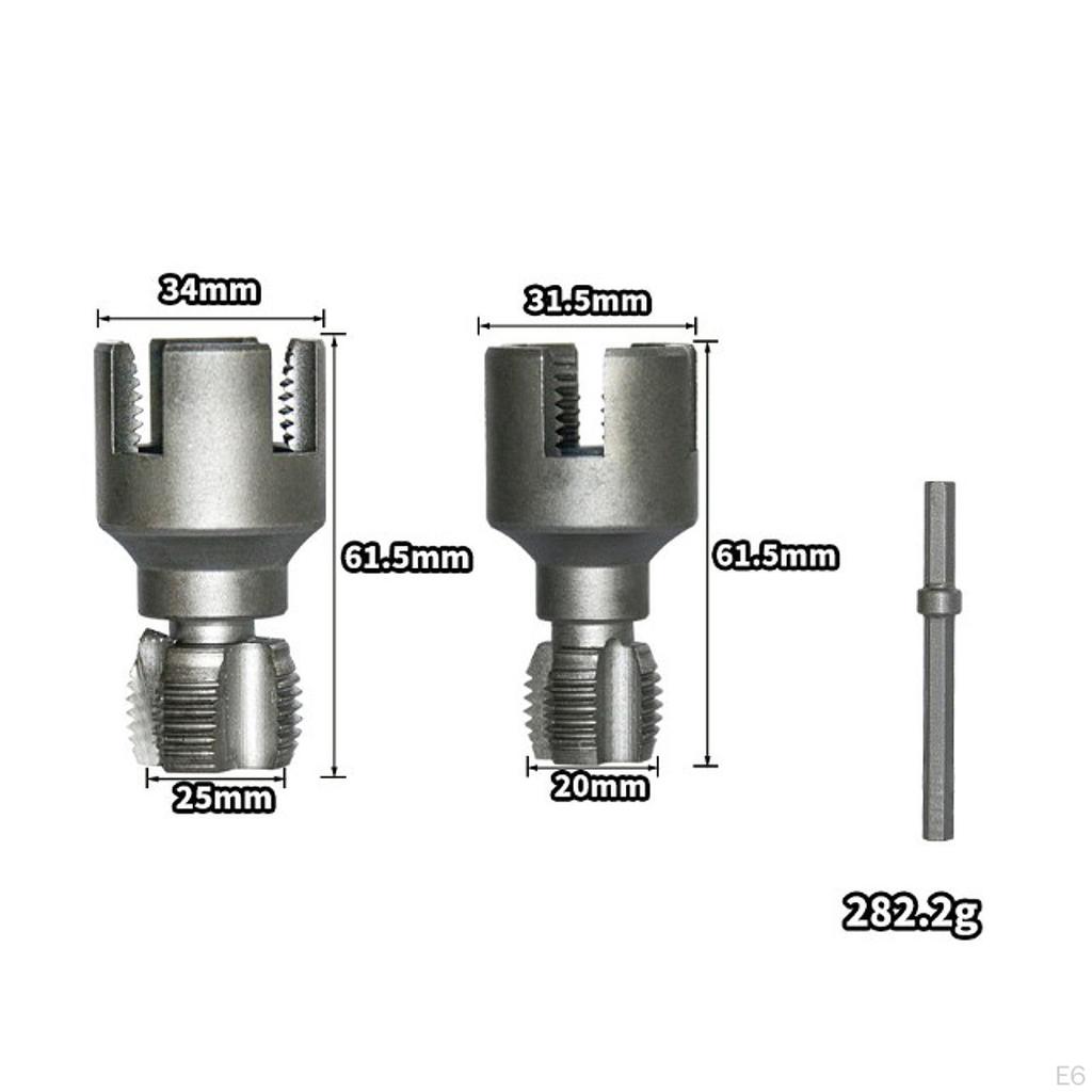 Instrument de tăiere a filetului de țevi pentru proiecte DIY de apă Dispozitiv de filetare internă și externă