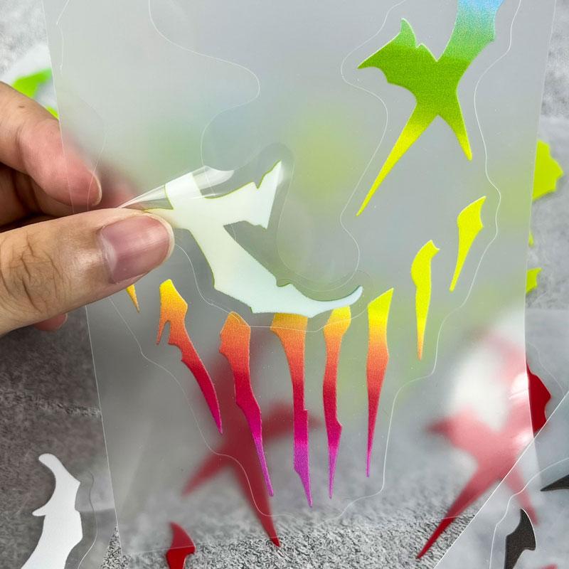 1 Stück Dämonengesicht Autoaufkleber Wasserdicht Auto Karosserie Fenster Stoßstangenabdeckung Kratzer Vinyl Aufkleber Personalisierte Anime Dekoration