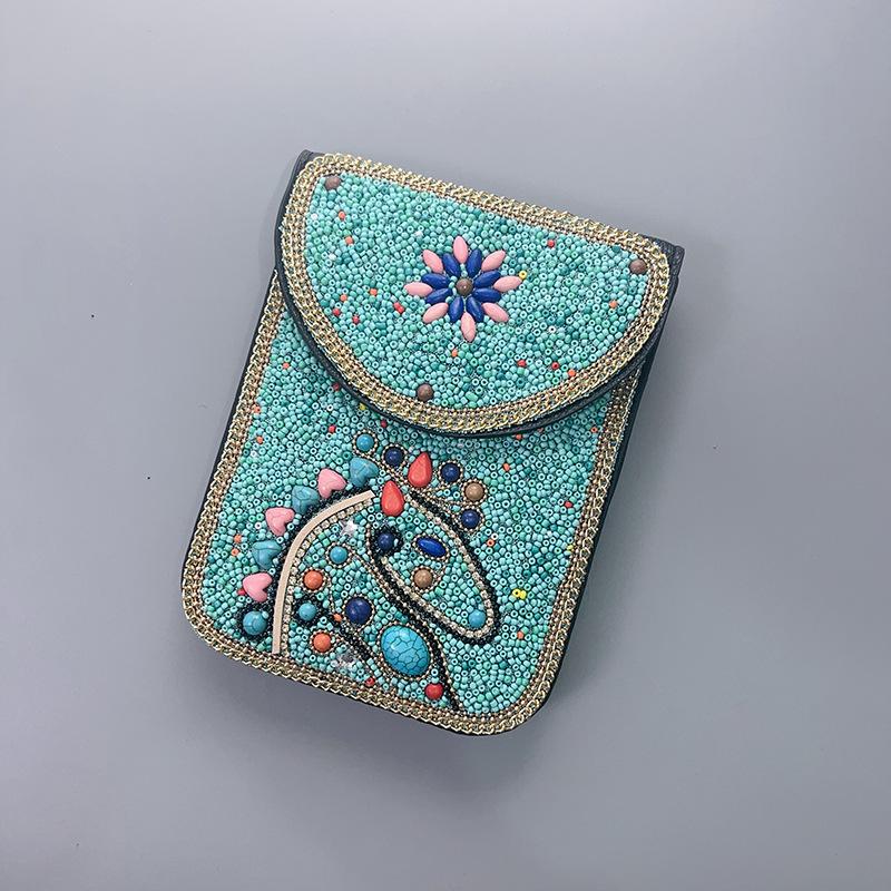 Boho Vintage Veske - Flerroms premium tekstur myk moteriktig allsidig håndlaget dusk risperler