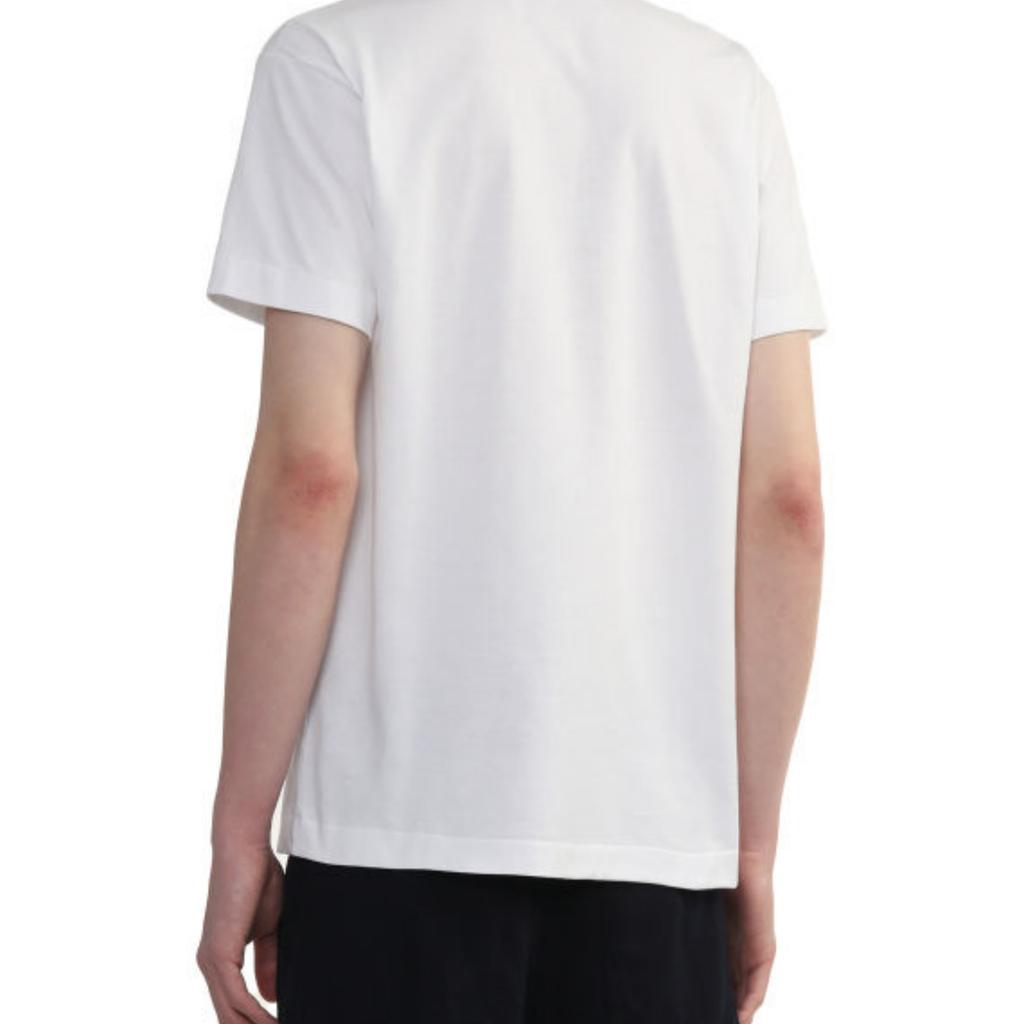 CDG Play T-Shirts Unisex Black Crew Neck Moderate CPXTEAXT8040O