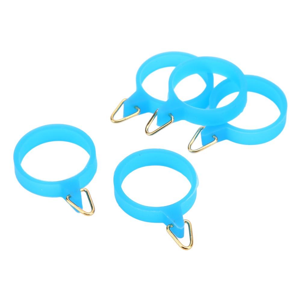 5PCS Stainless Steel Bait Hook Holder with Rubber Circle Lure Hook Holder  Water Activities