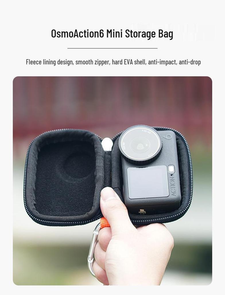 Protective Mini Storage Bag for DJI OSMO Action 6 Sports Camera