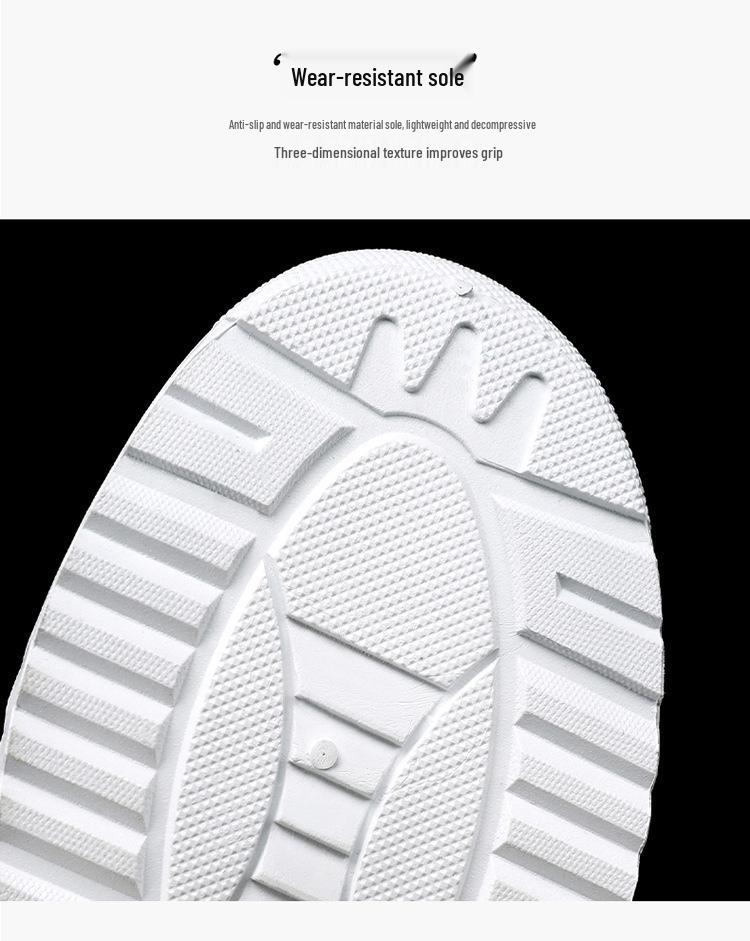 Men's Summer Mesh Sneakers: Korean Style Versatile White Thick Sole Running Casual Dad Shoes