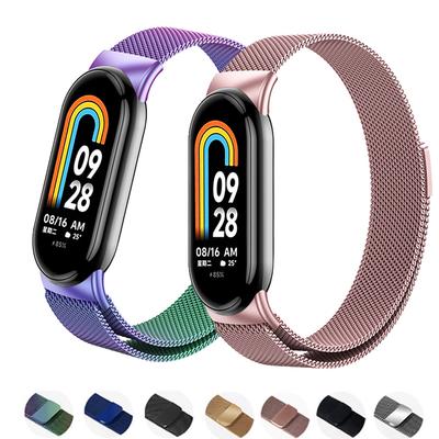 Correa Para xiaomi Mi Band 9 versión global accesorios Bucle Milanes Brazalete de repuesto pulseira correa miband 8 NFC strap