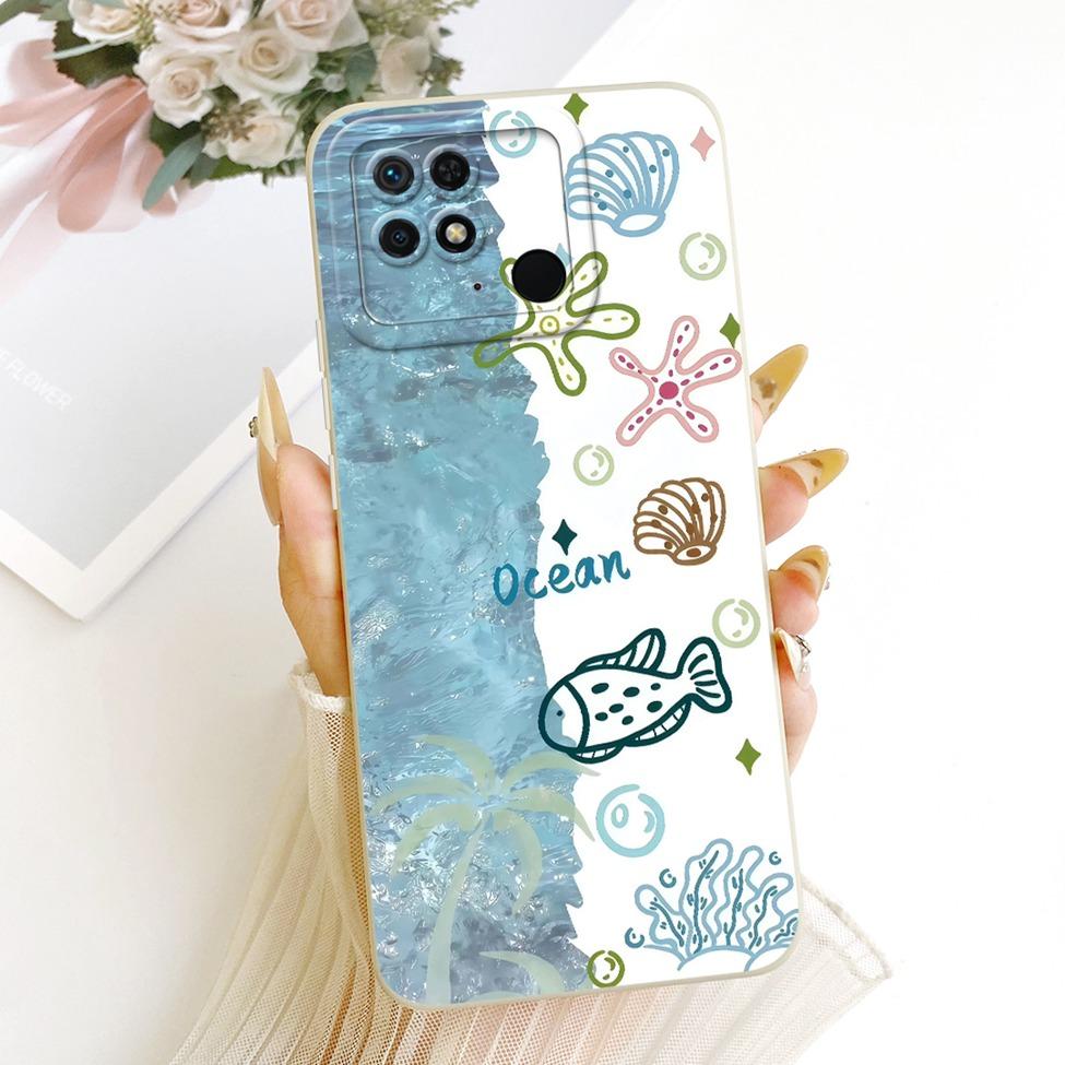 For Redmi 10C 4G Case Cover Silicone Luxury Fashion Cool Kawaii Cute Painted Phone Casing 220333QAG 220333QBI 220333QNY 220333QL