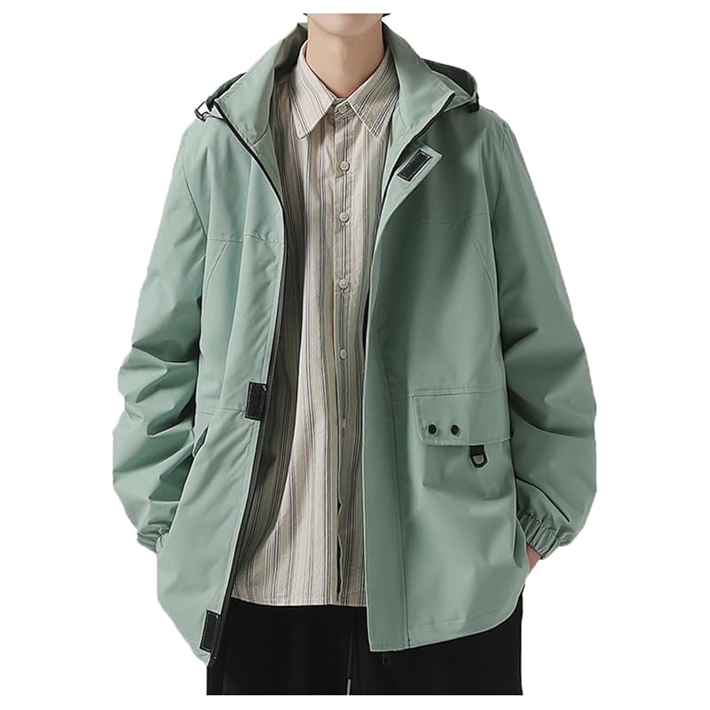 

[Semo1mus] mountain parka Thin super lightweight Relaxing large size windbreaker men s Windproof hooded jacket casual cool comfortable commute