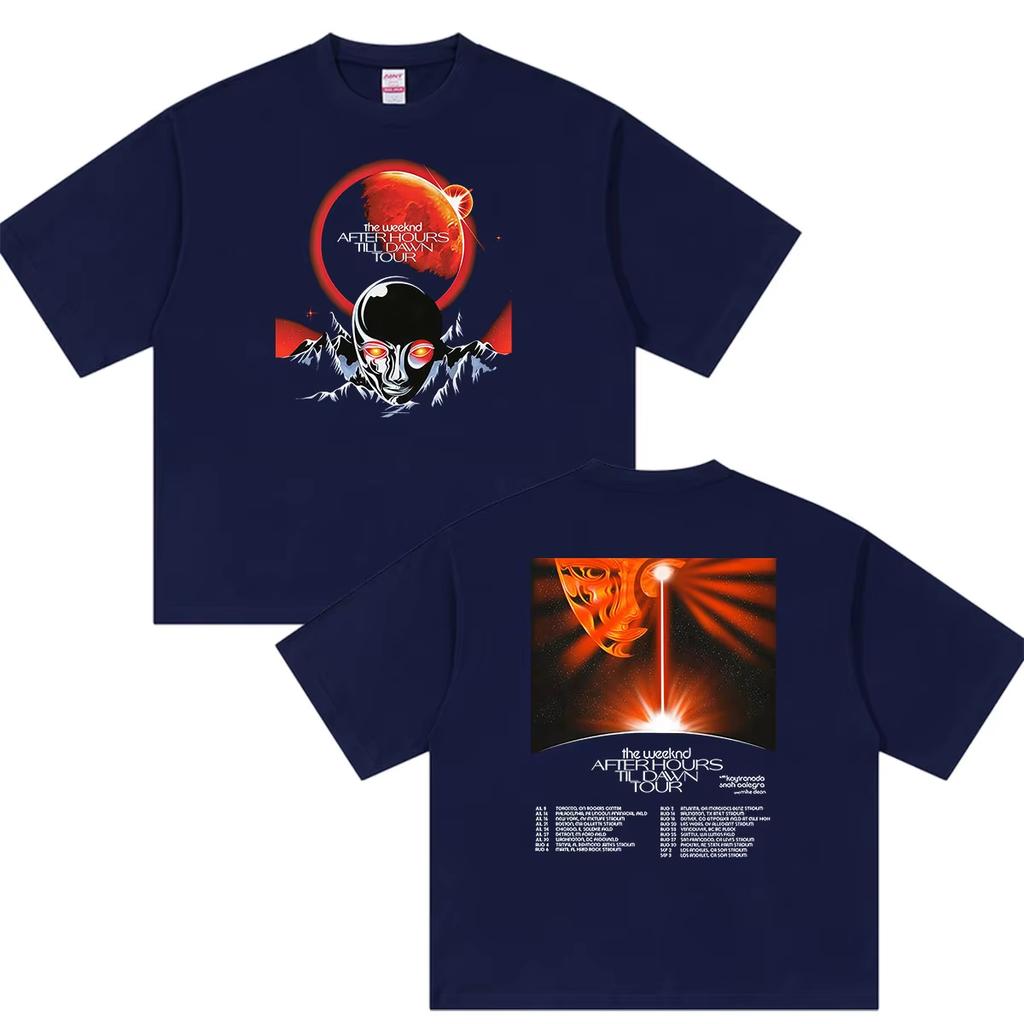 Summer Hot Sale Rapper The Weeknd After Hours Til Dawn Tour 2026 Graphic T Shirt Men Women Hip Hop Retro Fashion T-shirt