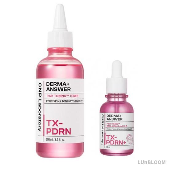 

CNP Laboratory Pink Toning PDRN Essential Duo Set (Toner 200ml + Ampule 30ml)