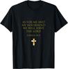 Buffalo Tees Joshua 24:15 Christian Bible Verse T-Shirt