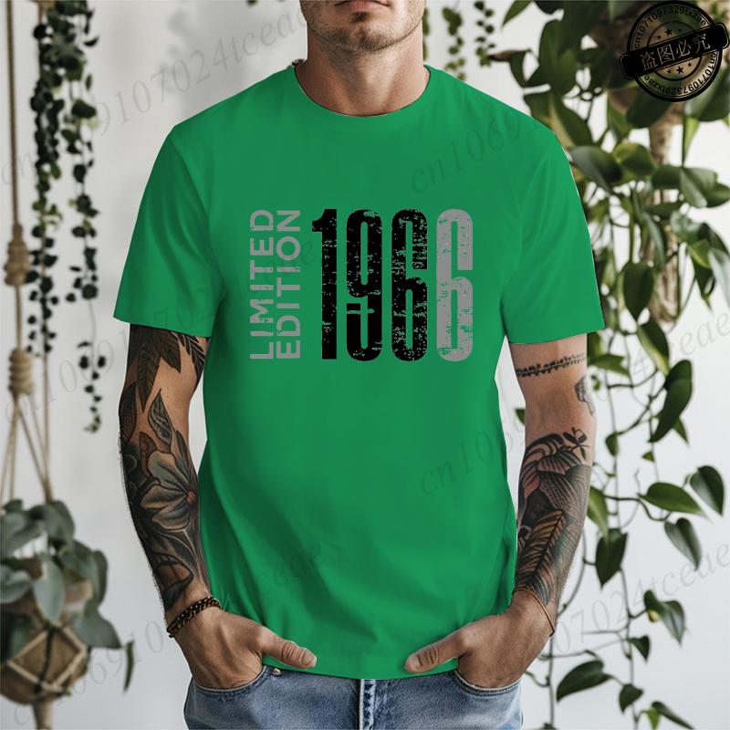 LIMITED EDITION 1966 Graphic TShirts Tops Fashion 60th Birthday Gift for Men Women TShirts Oversized Short Sleeve O Neck Tees S