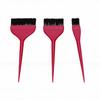 Pinceau de coloration pour cheveux à long manche contrôle précis pinceau de coloration capillaire pour débutants professionnels Rosé Sanguin Lot de 3 pièces
