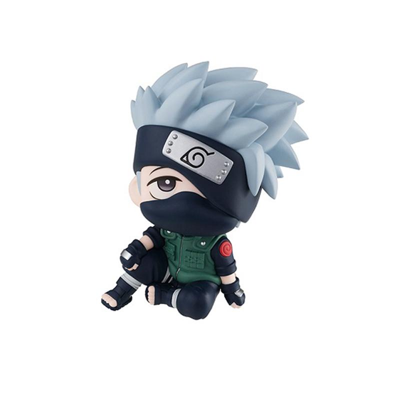 Naruto Anime Figure Toys Kakashi Action Figure Q Version Kawaii Sasuke Itachi Figurine Car Decoration Collection Model Toy