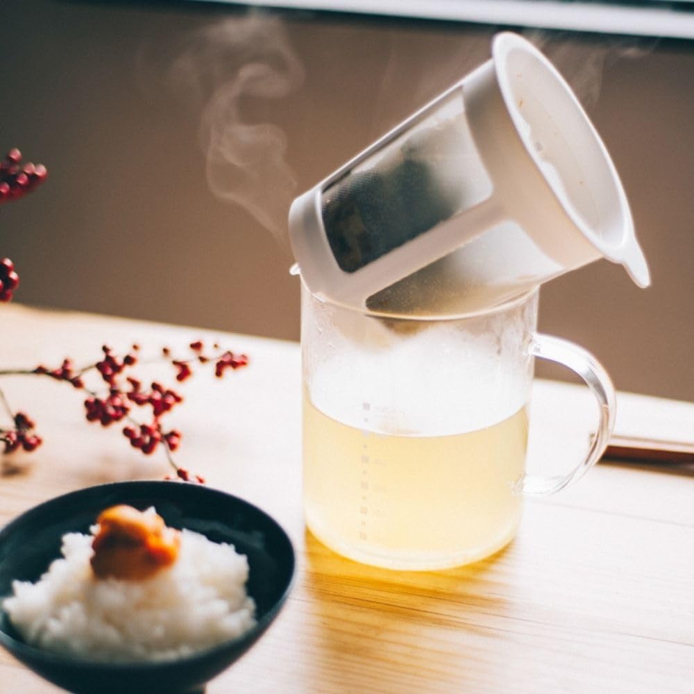 HARIO Dashi Pot Practical Capacity 600ml Dashi Handmade White Made in Japan Present Gift Gift DP-600-W